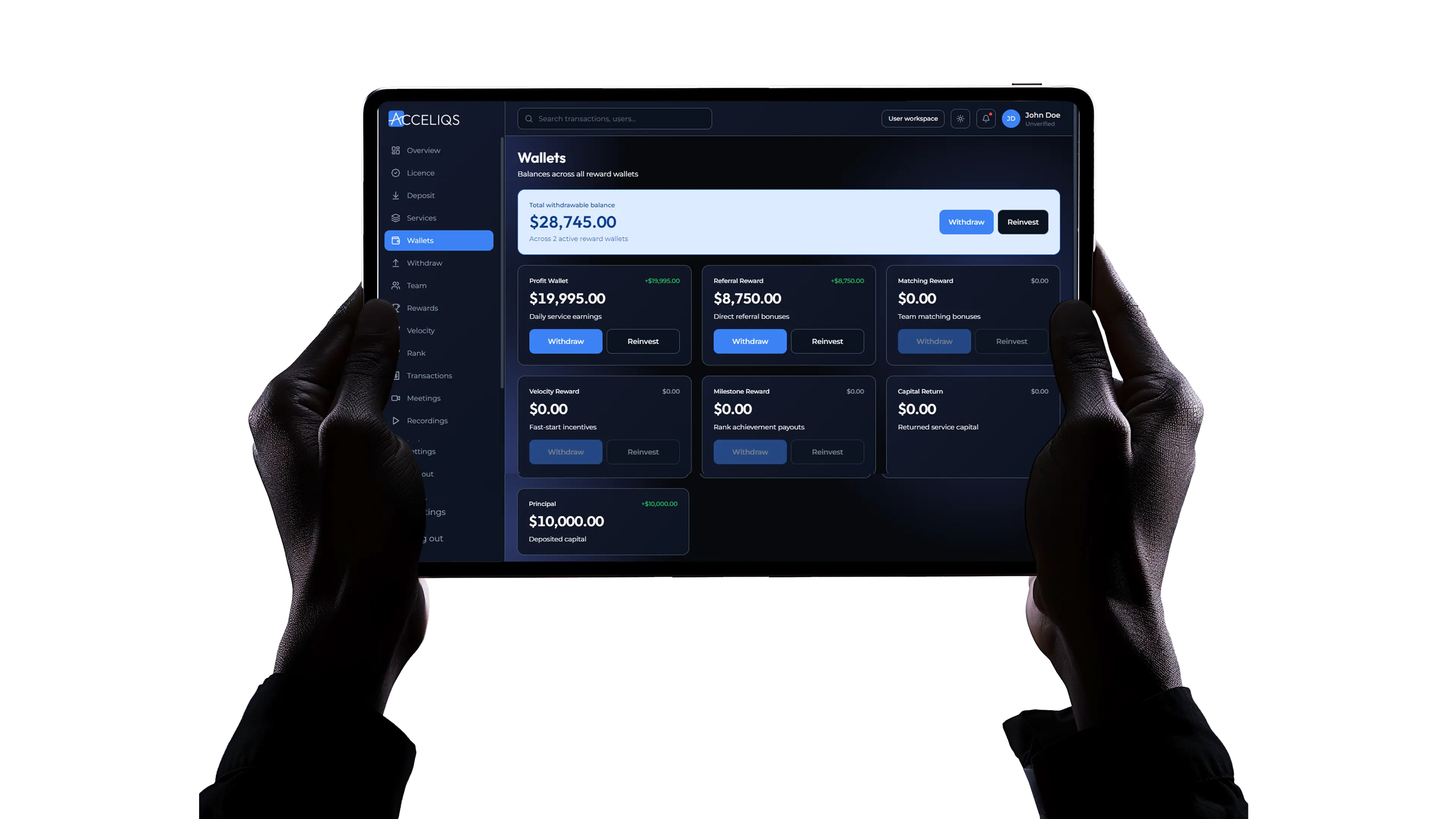 Capital returns and AI trading performance