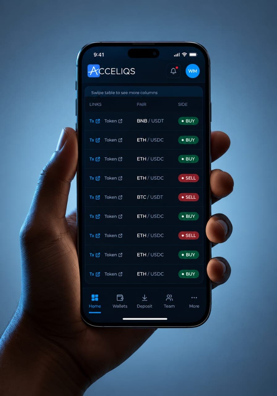 Acceliqs platform features and ecosystem