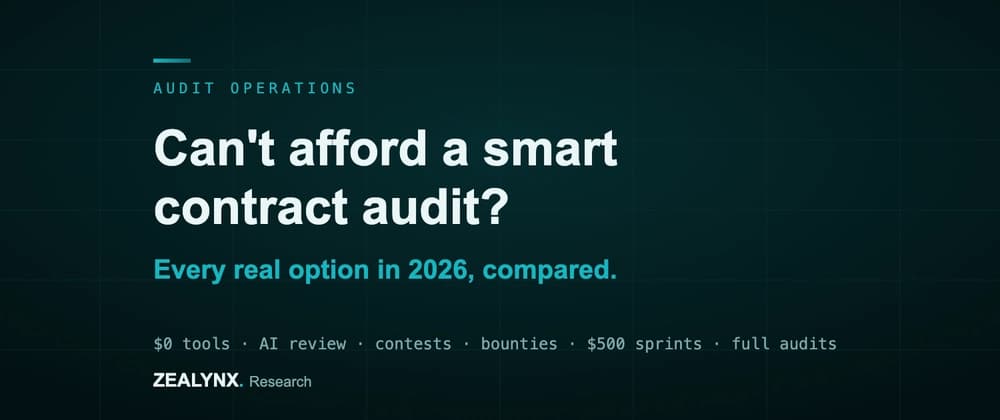 Can't afford an audit yet? What I'd do instead